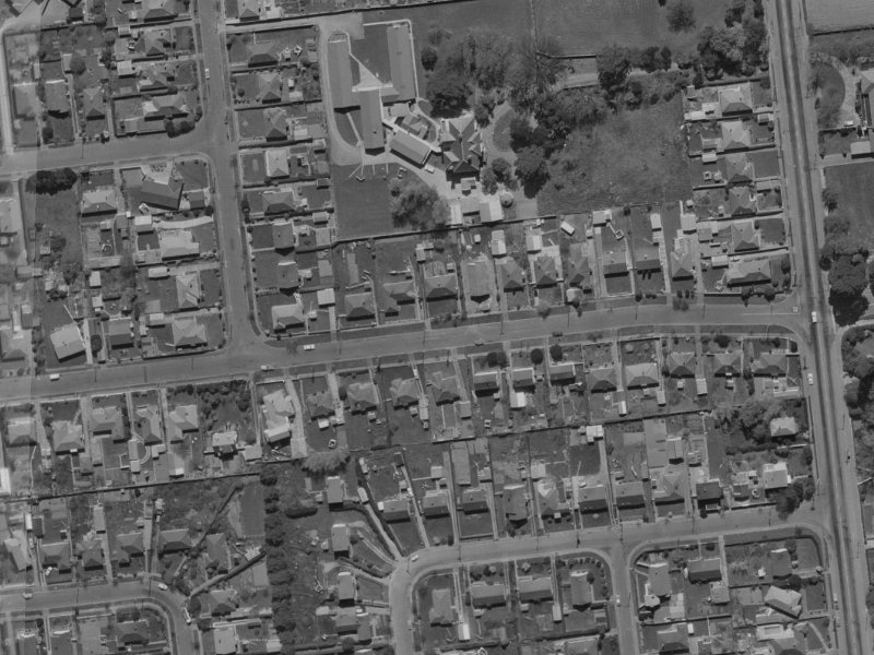 35 Suva Street from the air, 1970-1974