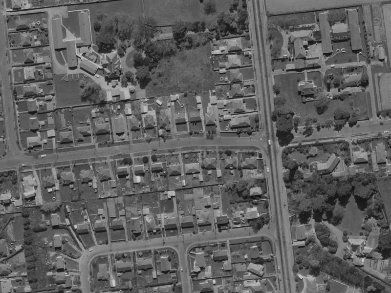 46 Suva Street from the air, 1970-1974