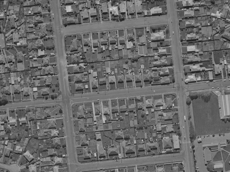 110A Elizabeth Street from the air, 1970-1974