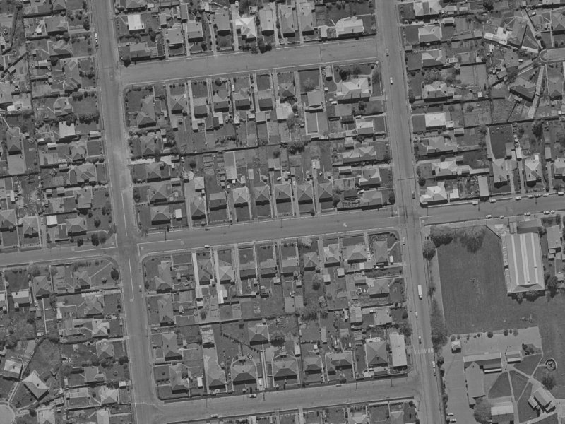 108A Elizabeth Street from the air, 1970-1974