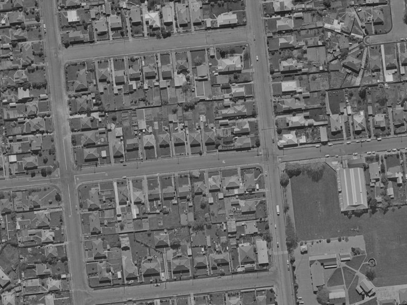 106 Elizabeth Street from the air, 1970-1974