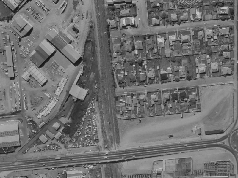 34 Mayfair Street from the air, 1970-1974