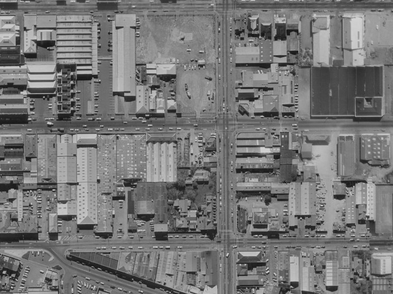 300 Tuam Street from the air, 1970-1974