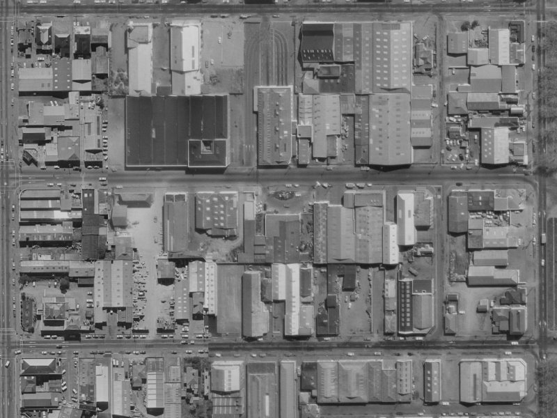 340A Tuam Street from the air, 1970-1974