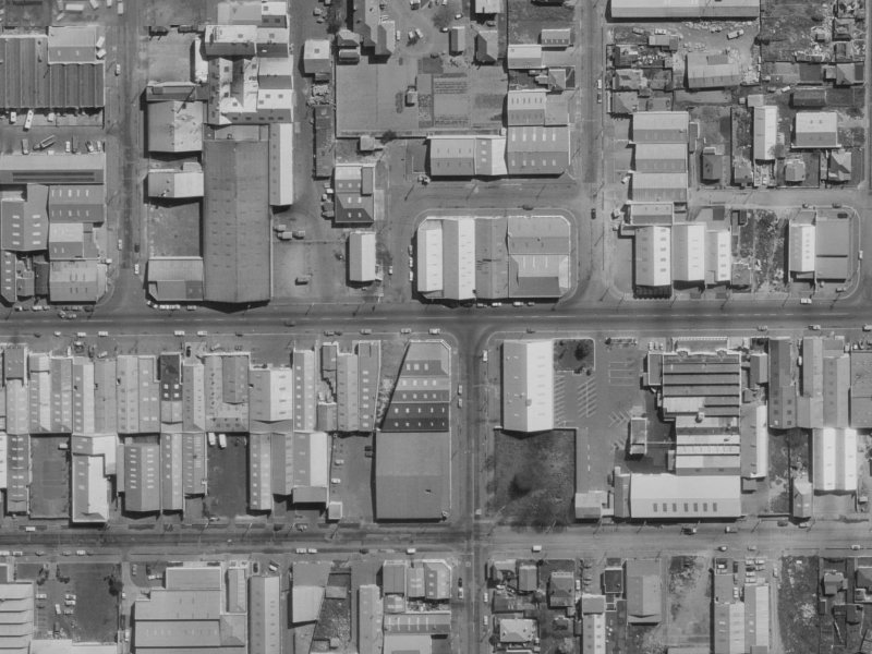 438 Tuam Street from the air, 1970-1974