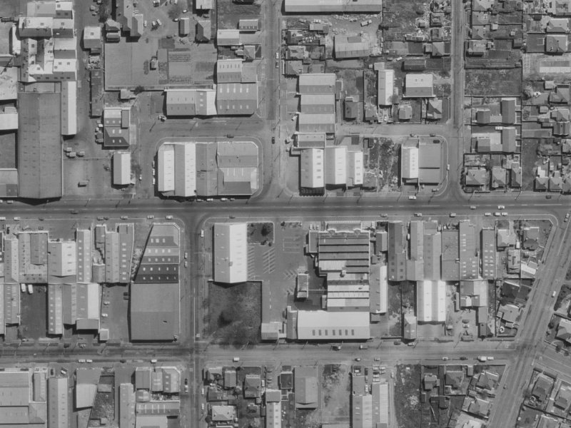450 Tuam Street from the air, 1970-1974