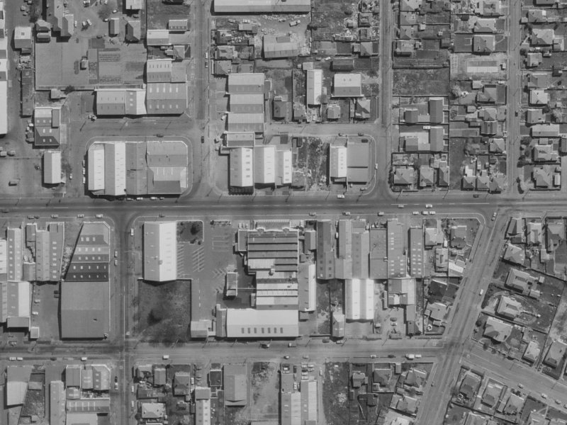 462-466 Tuam Street from the air, 1970-1974