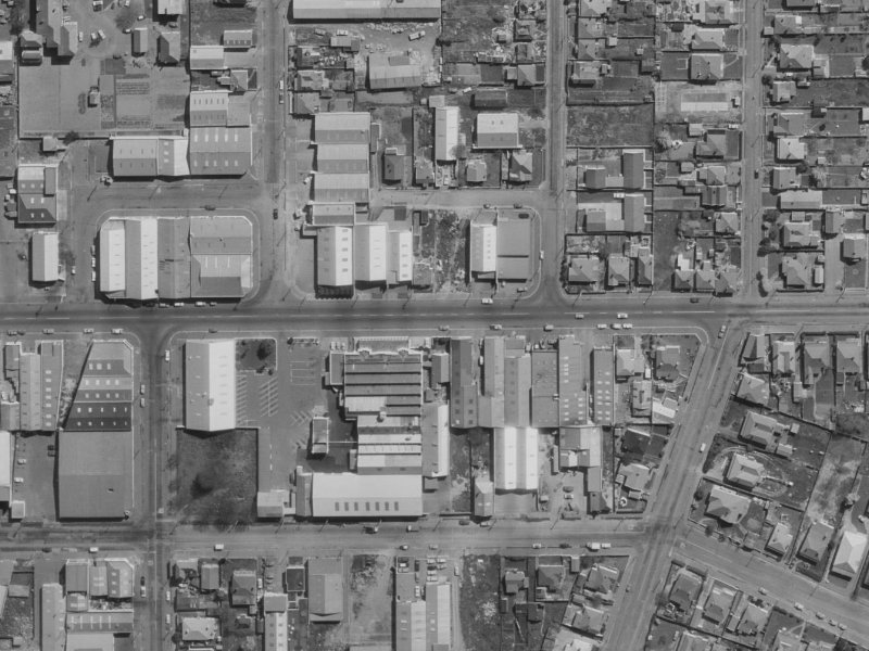 464 Tuam Street from the air, 1970-1974