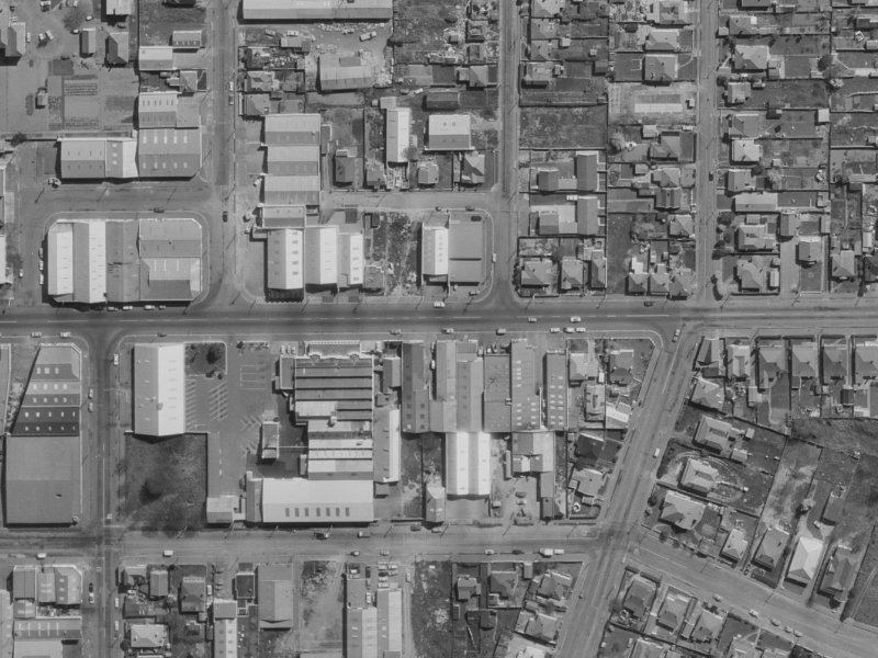 466 Tuam Street from the air, 1970-1974