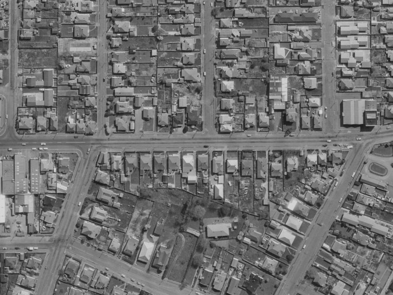 512 Tuam Street from the air, 1970-1974