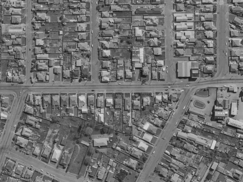 524F Tuam Street from the air, 1970-1974