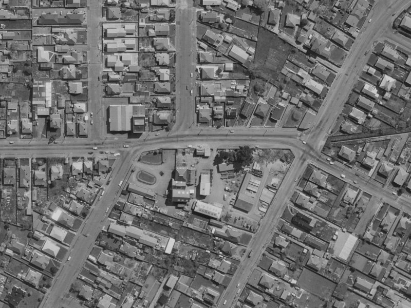 503-509 Tuam Street from the air, 1970-1974