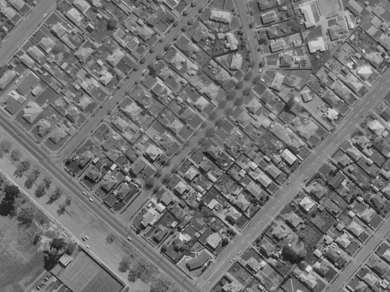 10 Thomas Street from the air, 1970-1974