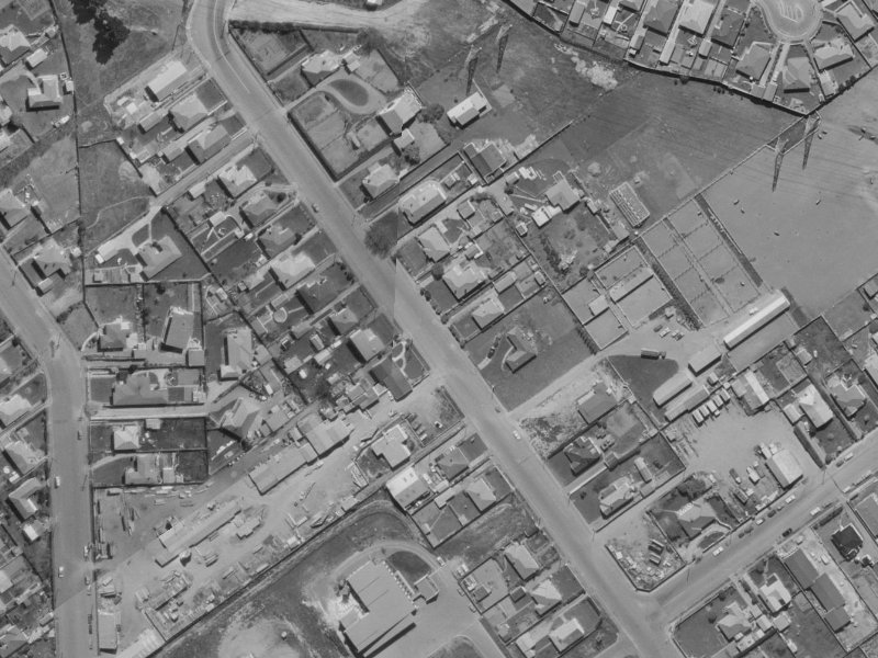 50A Epsom Road from the air, 1970-1974