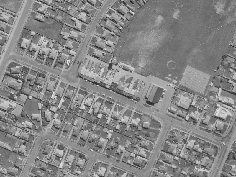 Wycola Avenue from the air, 1970-1974