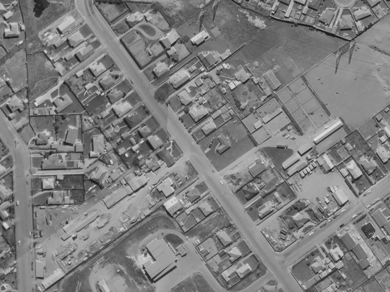 46E Epsom Road from the air, 1970-1974