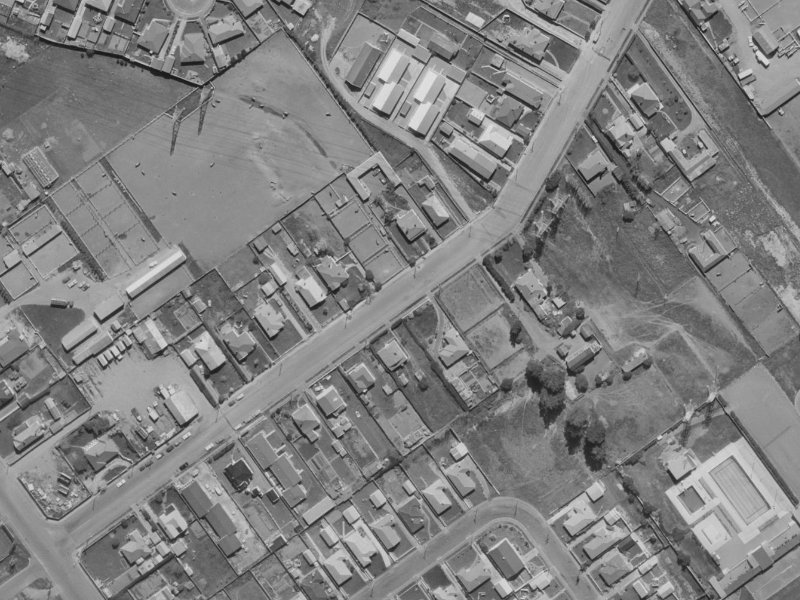 99A Middlepark Road from the air, 1970-1974