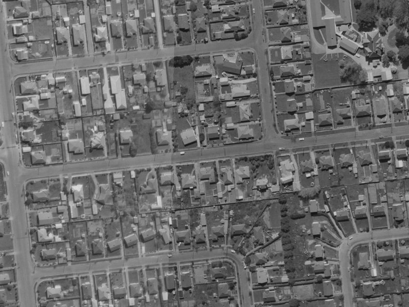 17A Suva Street from the air, 1970-1974
