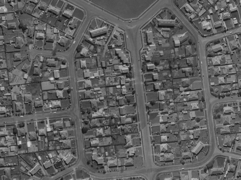 25 Tika Street from the air, 1970-1974