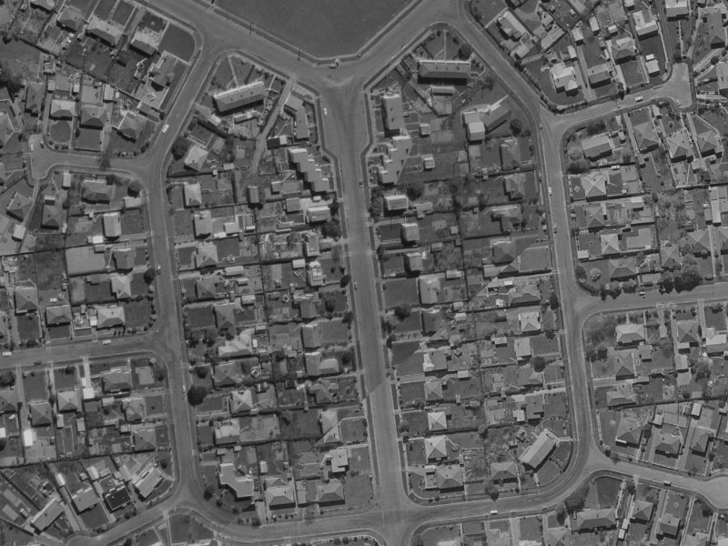 26 Tika Street from the air, 1970-1974