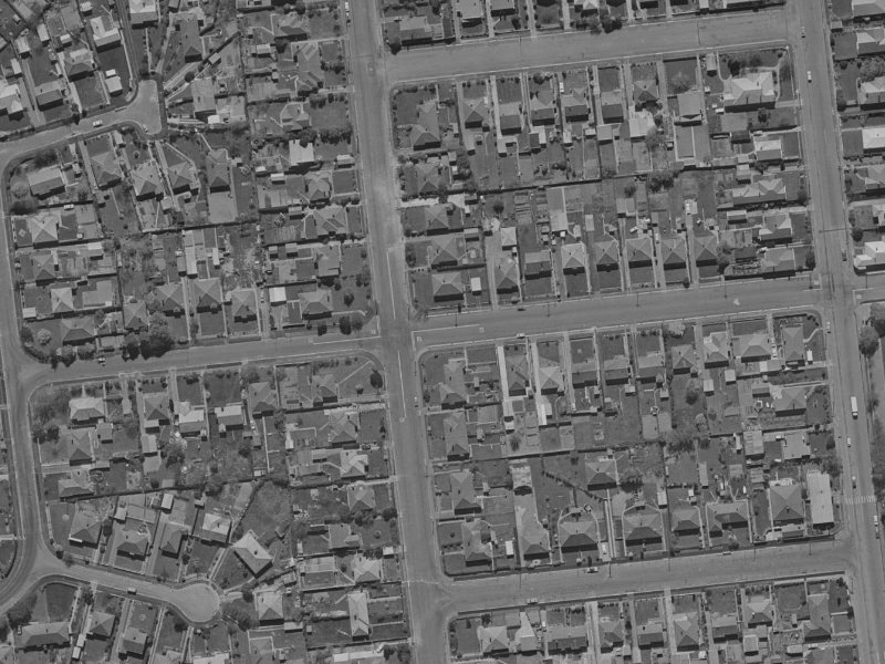 119 Elizabeth Street from the air, 1970-1974