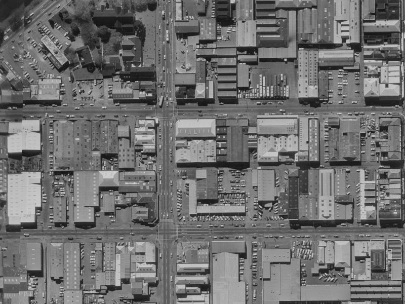 166 Tuam Street from the air, 1970-1974