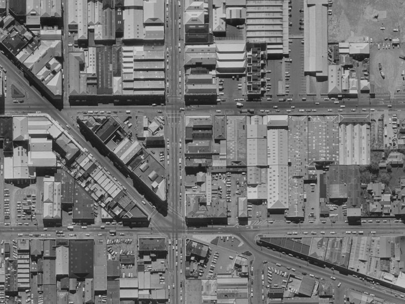 196 Madras Street from the air, 1970-1974