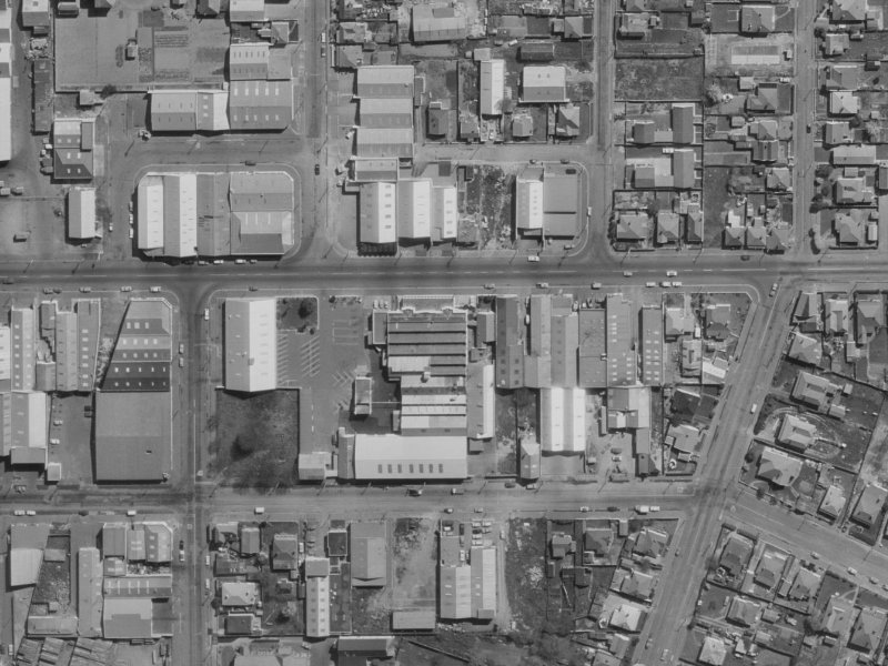 462 Tuam Street from the air, 1970-1974