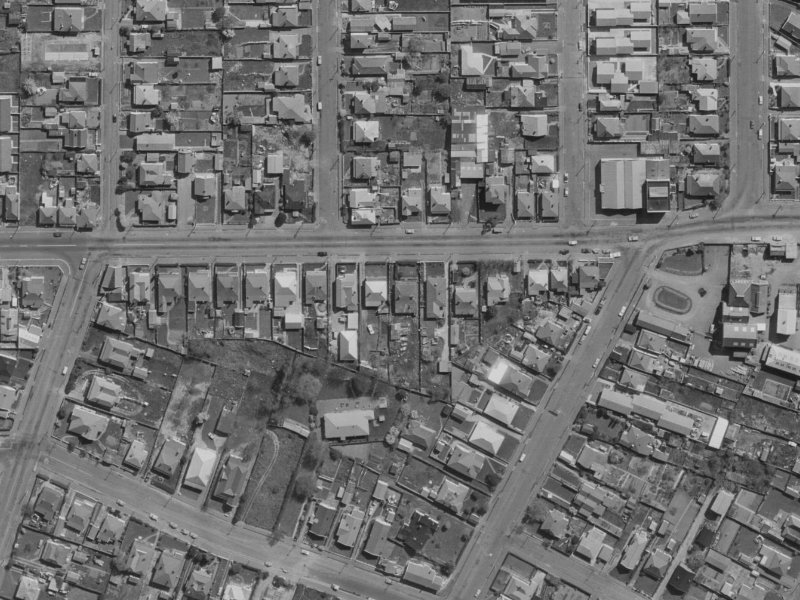 520 Tuam Street from the air, 1970-1974