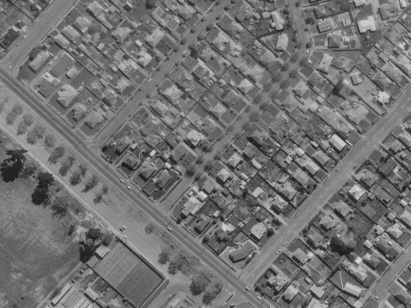 3 Thomas Street from the air, 1970-1974