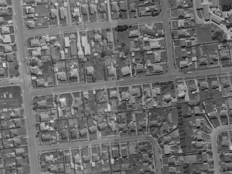16A Suva Street from the air, 1970-1974