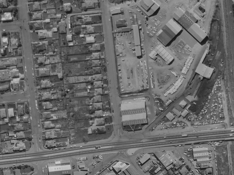 20 Mandeville Street from the air, 1970-1974
