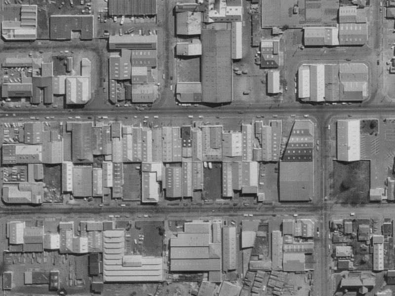72 Fitzgerald Avenue from the air, 1970-1974