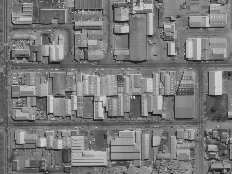 414 Tuam Street from the air, 1970-1974