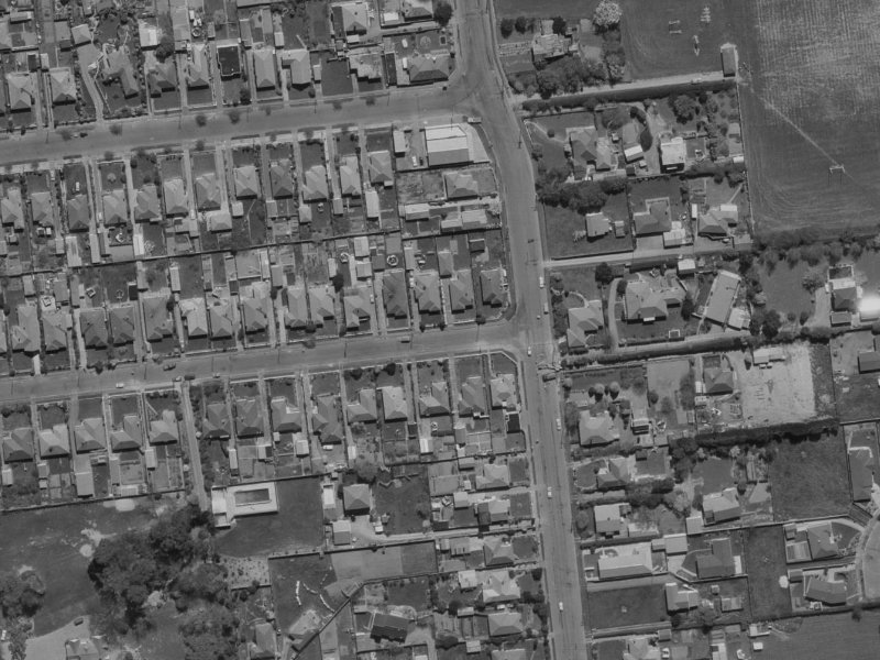 63 Acacia Avenue from the air, 1970-1974