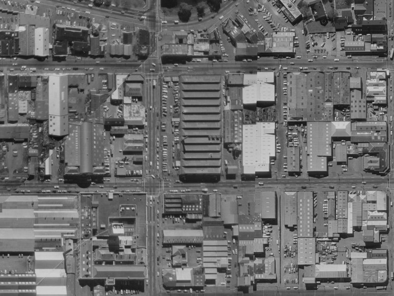 221 Durham Street South from the air, 1970-1974