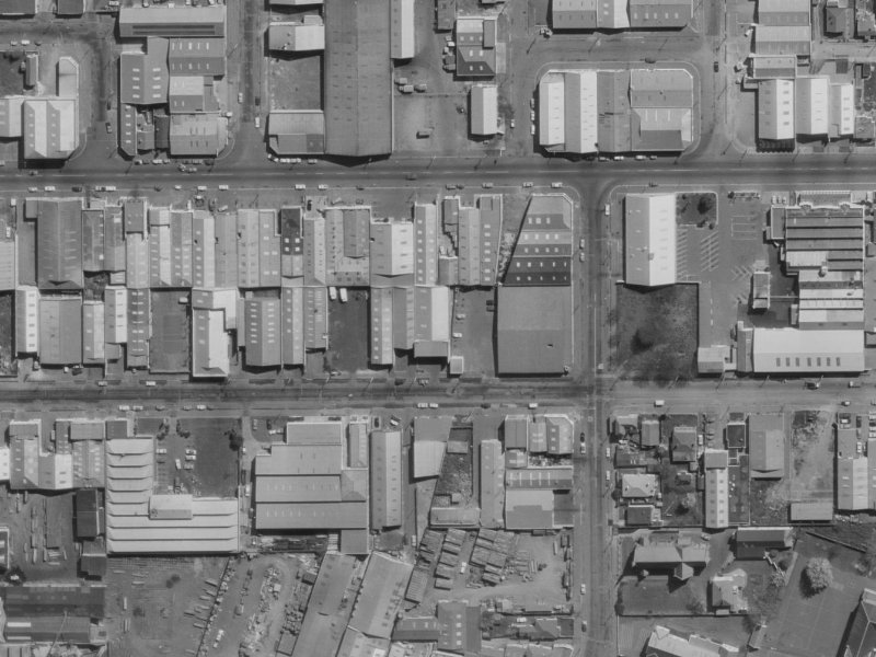 421 St Asaph Street from the air, 1970-1974