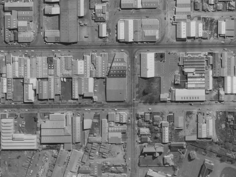455 St Asaph Street from the air, 1970-1974