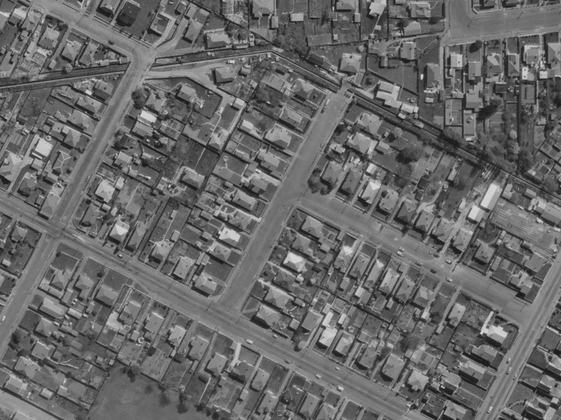 Glasgow Street from the air, 1970-1974