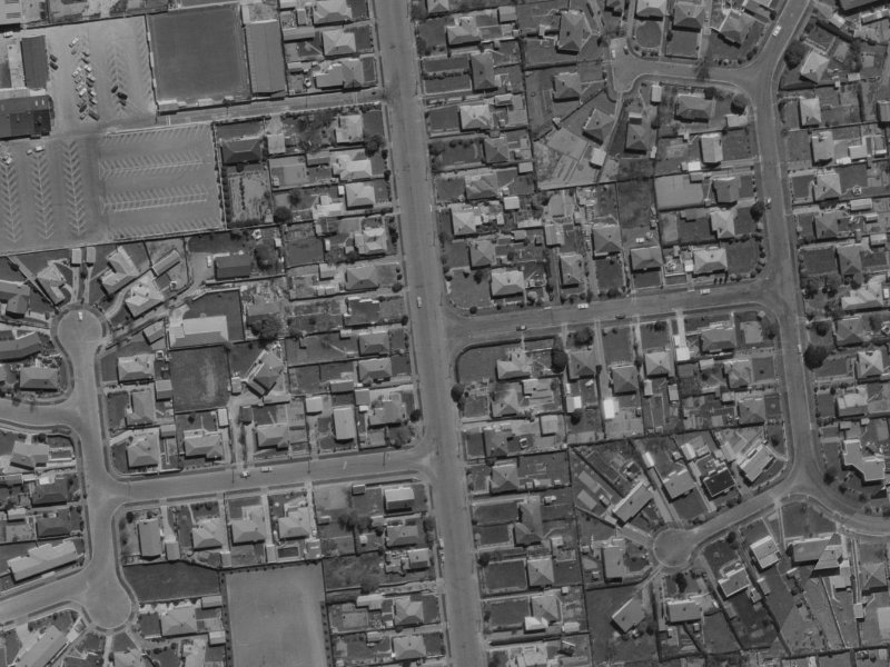 8-10 Puna Street from the air, 1970-1974