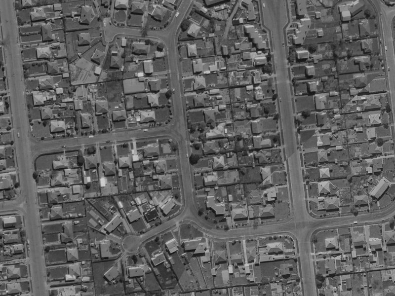 55 Centennial Avenue from the air, 1970-1974