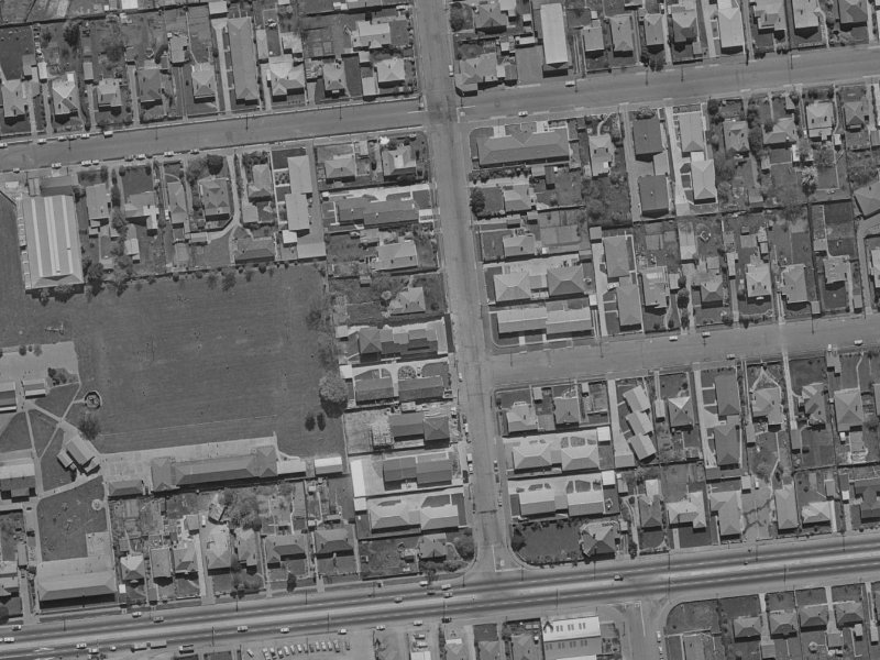 11 Division Street from the air, 1970-1974