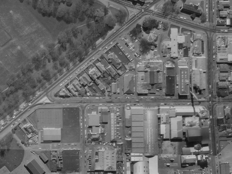 19 St Asaph Street from the air, 1970-1974