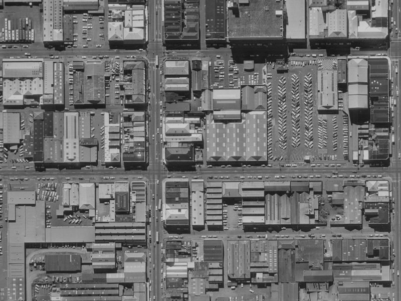 197 Saint Asaph Street from the air, 1970-1974