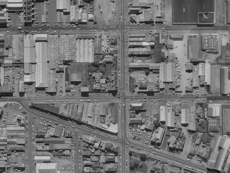 181 Barbadoes Street from the air, 1970-1974