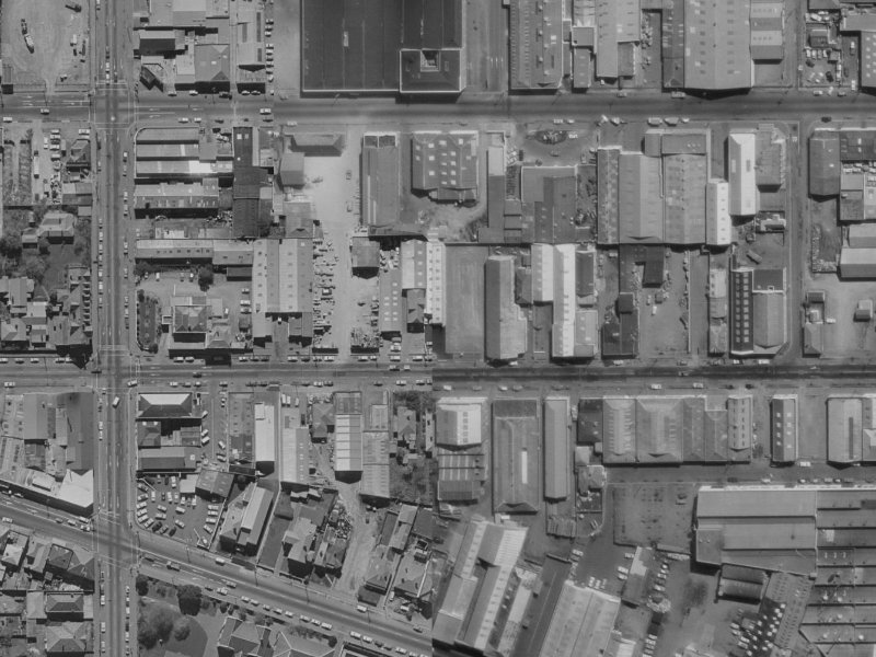 369 Saint Asaph Street from the air, 1970-1974