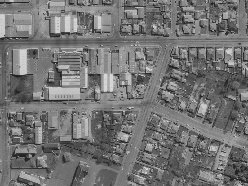503 St Asaph Street from the air, 1970-1974