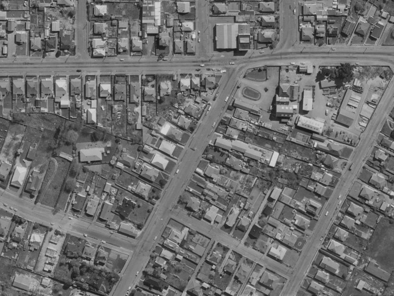 90B Mathesons Road from the air, 1970-1974