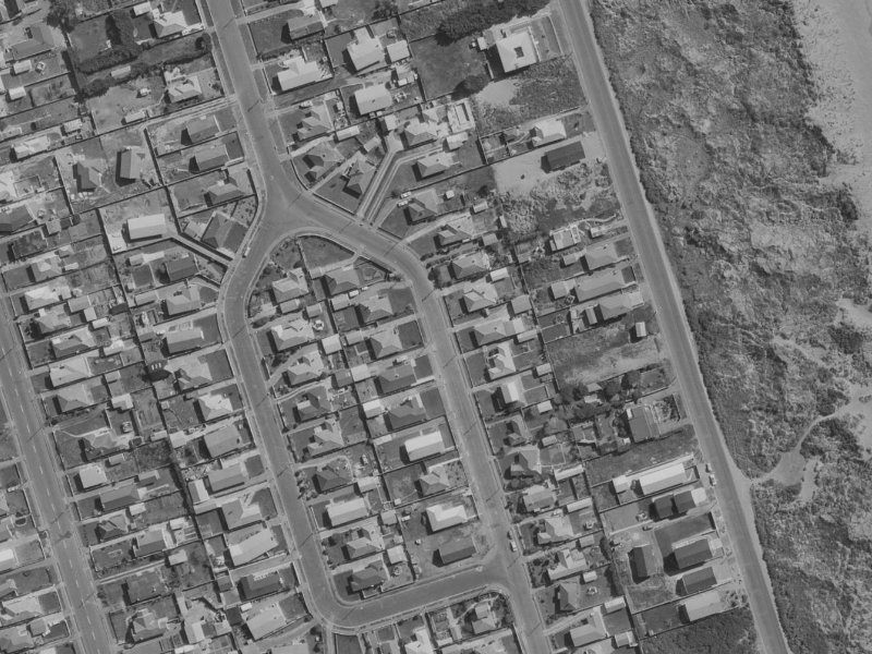 400 Pine Avenue from the air, 1970-1974