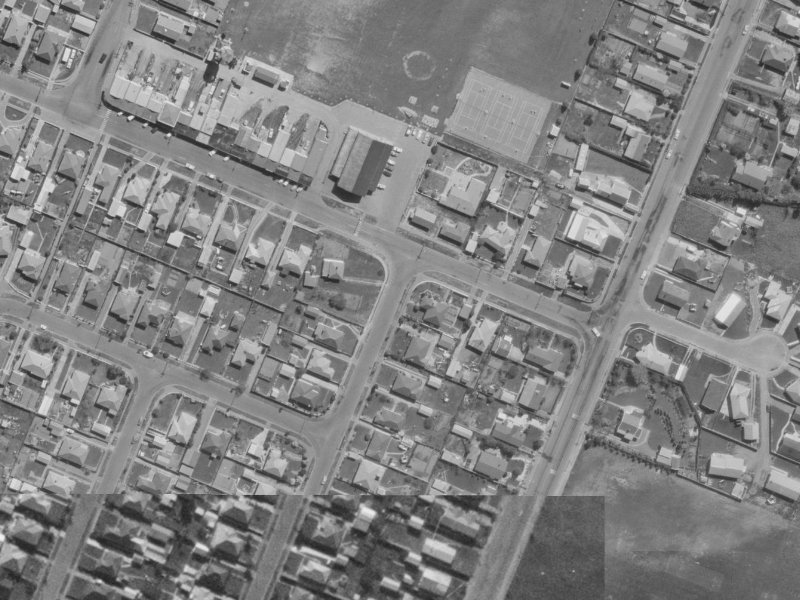 36 Tinokore Street from the air, 1970-1974